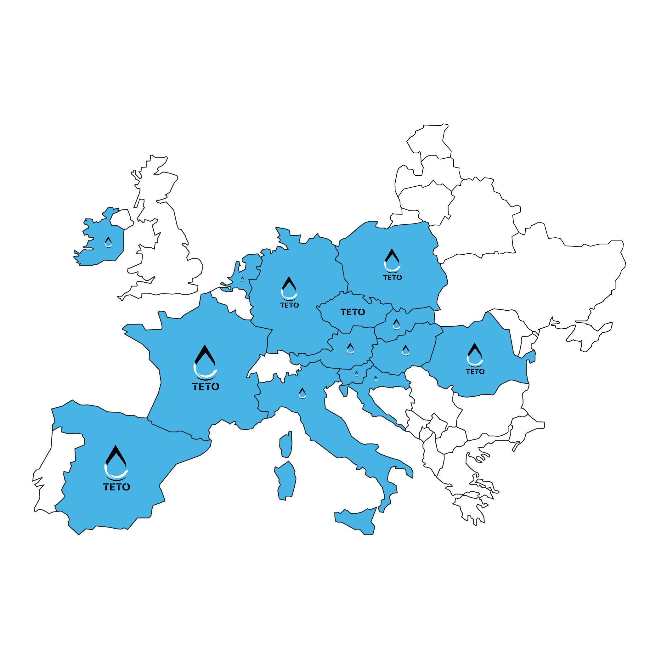 Lieferung in ganz Europa innerhalb von 48 Stunden